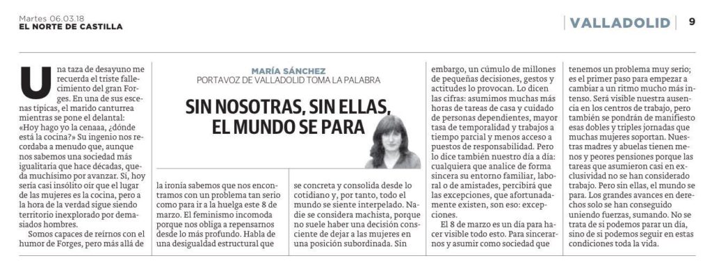 Spanish news article