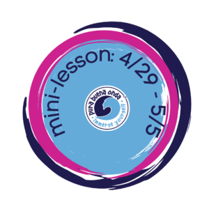 Mini-Lesson: week of 4/29