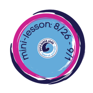 Mini – Lesson: week of 8/26