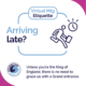 Virtual etiquette 6. How to not be annoying in a virtual class
